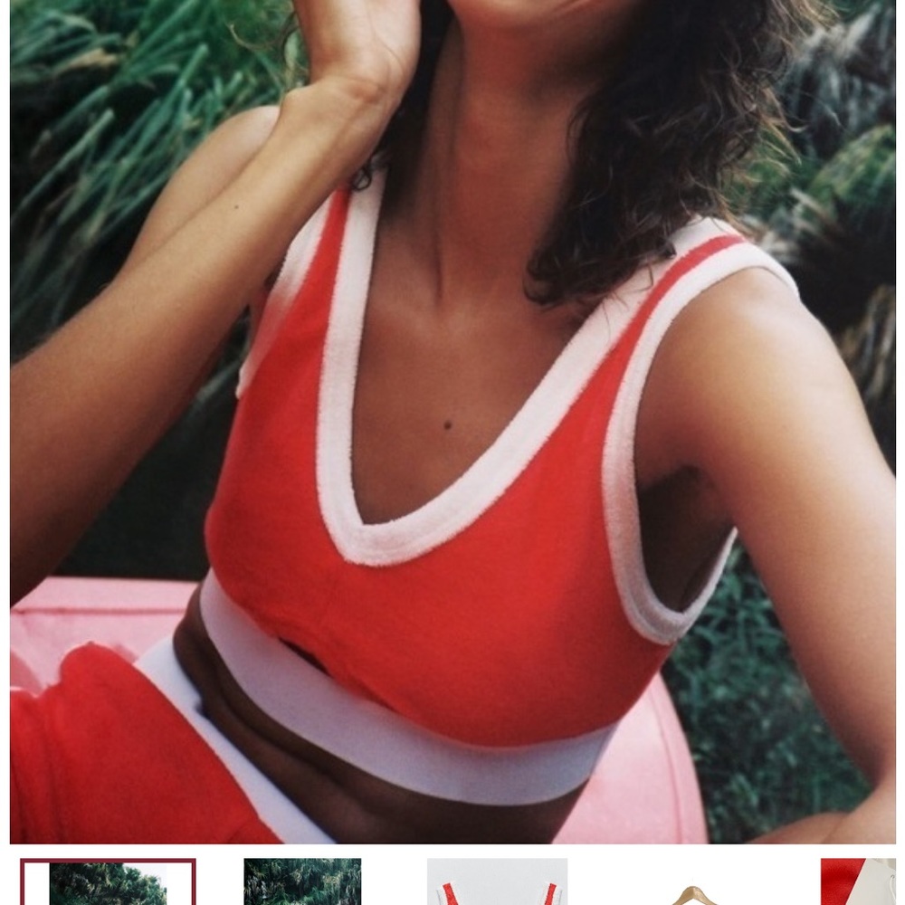 Zara Retro Crop Top